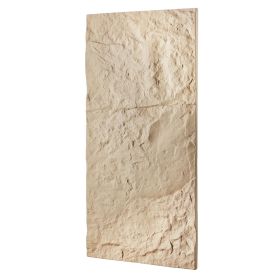 VEVOR 3D Wall Panels, 4 Pack 48 x 24 in PU Natural Stone Imitation Wall Art Tiles, 32 Sq.Ft Coverage Accent Wall Panel