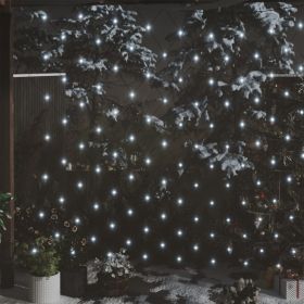 LED Net Light Cool White, Green PVC 9.8'x 6.6' Water-Resistant
