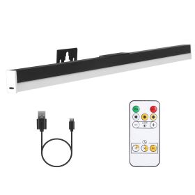 Wireless Picture Light Magnetic Art Display Light Dimmable Rechargeable Library Gallery Light with 3 Light Colors 3 Timer Settings Remote Control