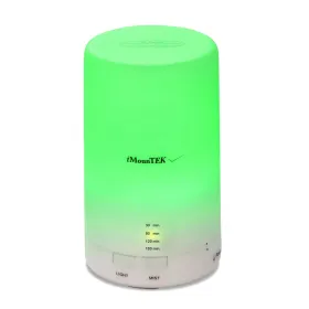 Mini Cool Mist Humidifier Ultrasonic Aroma Essential Oil Diffuser With 7 Color LED Lights 4 Timer Settings (Option: White)