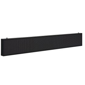 VEVOR Programmable LED Sign, P10 Full Color Flexible Digital Scrolling Panel, DIY Custom Text Pattern GIF Display Board (size: 52 x 8 inches)